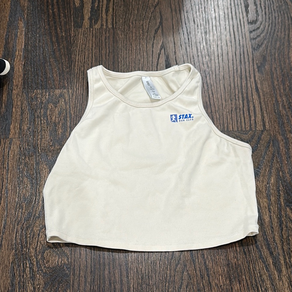 STAX Run Club Cropped Tank